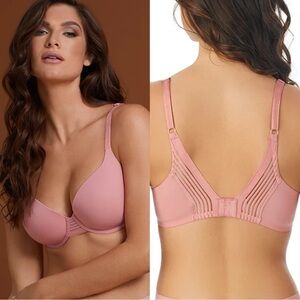 Le Mystere Pink Second Skin Back Smoother Bra